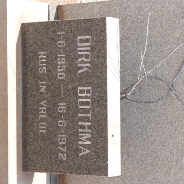 BOTHMA Dirk 1950-1972
