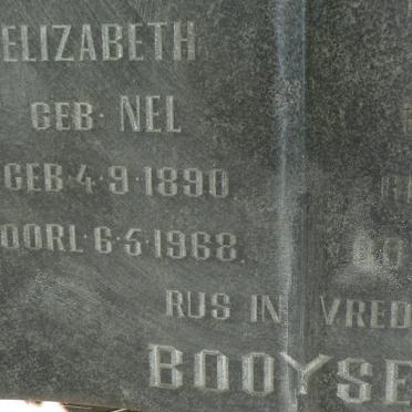 BOOYSEN Elizabeth nee NEL 1890-1968