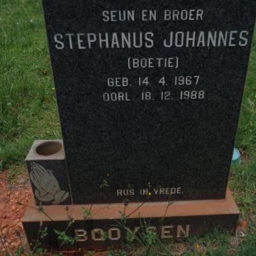 BOOYSEN Stephanus Johannes 1967-1988