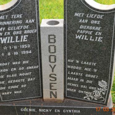 BOOYSEN Willie 1953-1994