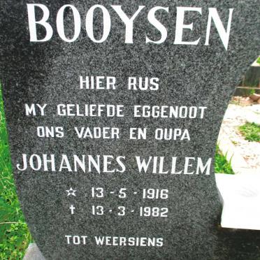BOOYSEN Johannes Willem 1916-1982