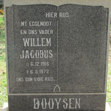 BOOYSEN Willem Jacobus 1916-1972
