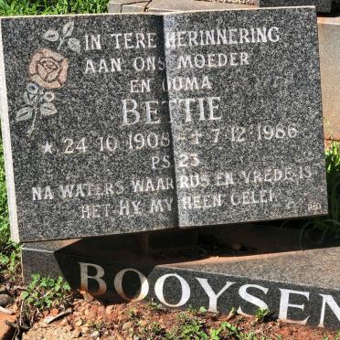 BOOYSEN Bettie 1908-1986