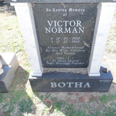 BOTHA Victor Norman 1930-1995