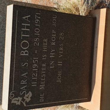 BOTHA Sara S. 1951-1971