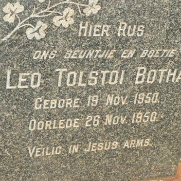 BOTHA Leo Tolstoi 1950-1950