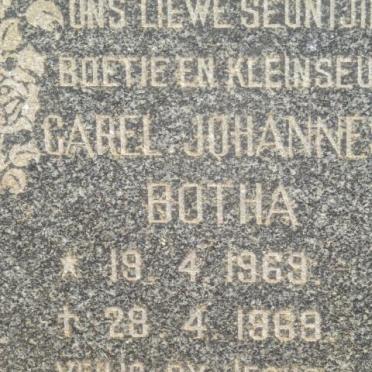 BOTHA Carel Johannes 1969-1969