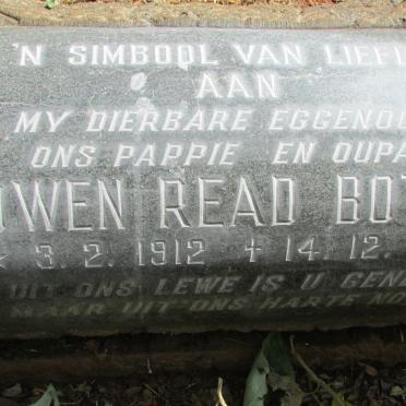 BOTHA Owen Read 1912-1970