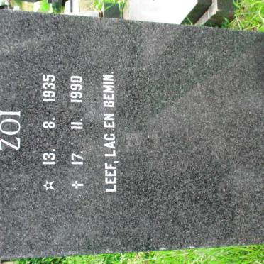 BOTHA Zoi 1935-1990