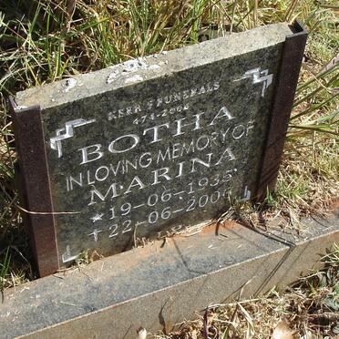 BOTHA Marina 1935-2006