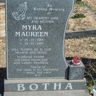 BOTHA Myra Maureen 1949-2005