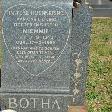 BOTHA Miemmie 1940-1958