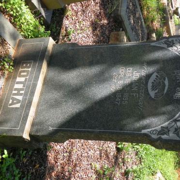 BOTHA Johan F. 1895-1947