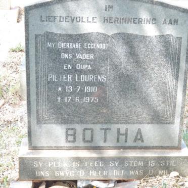 BOTHA Pieter Lourens 1910-1975