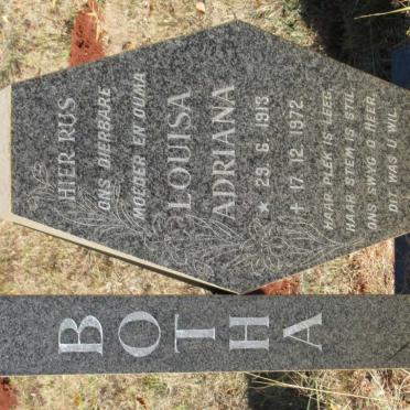 BOTHA Louisa Adriana 1913-1972