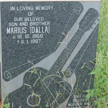 BOTHMA Aletta Susanna 1922- :: BOTHMA Marius 1956-1987