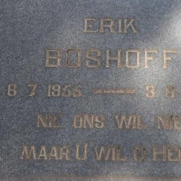 BOSHOFF Erik 1955-1972