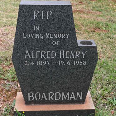 BOARDMAN Alfred Henry 1897-1968