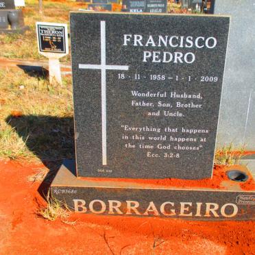 BORRAGEIRO Francisco Pedro 1958-2009