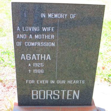 BORSTEN Agatha 1925-1986