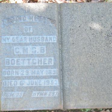 BOETTCHER C.M.G.B. 1891-1953