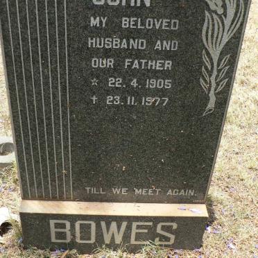 BOWES John? 1905-1977