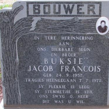 BOUWER Jacob Francois 1957-1972