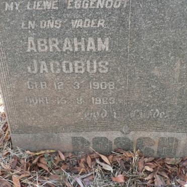 BOSCH Abraham Jacobus 1908-1963