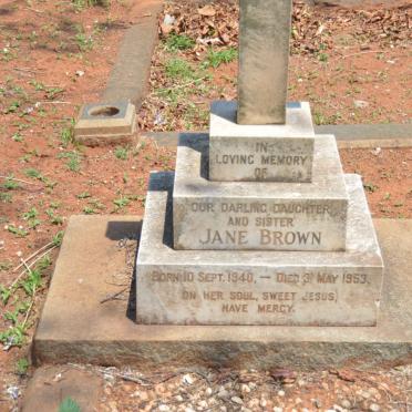 BROWN Jane 1940-1953