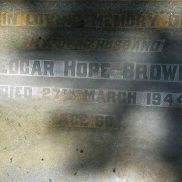 BROWN Edgar Hope -1944
