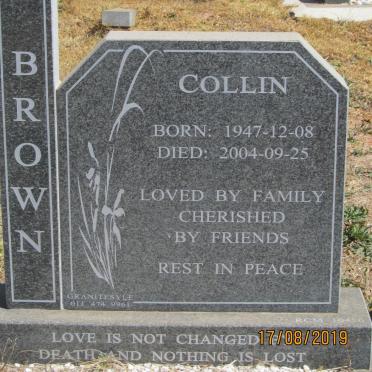 BROWN Collin 1947-2004