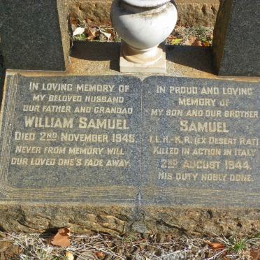 BROWN William Samuel -1946 :: BROWN Samuel -1944 :: BROWN John George 1916-1977 :: BROWN Kathleen -1960