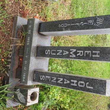 BRITZ Hermanus Johannes 1955-1994