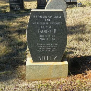 BRITZ Daniel B. 1945-1978