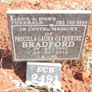 BRADFORD Pricilla Laura Catherine 1942-2018