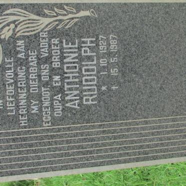 BRITS Anthonie Rudolph 1927-1987