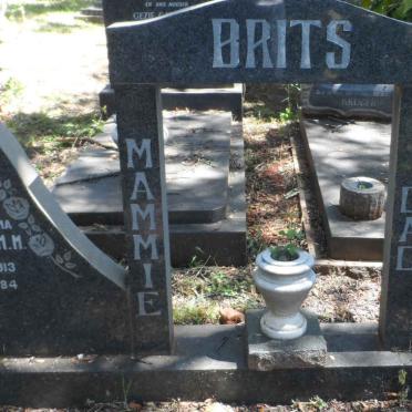 BRITS Christoffel Johannes 1903-1977 &amp; Gertruida A.M.M. 1913-1984