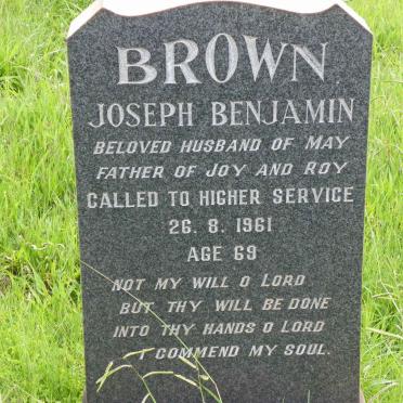 BROWN Joseph Benjamin -1961