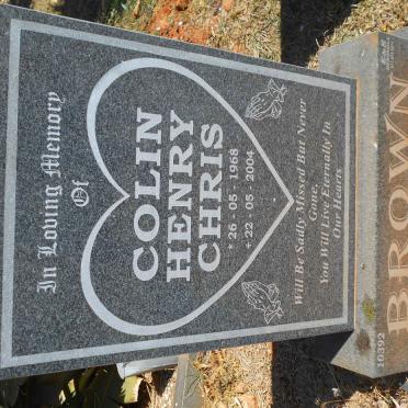 BROWN Colin Henry Chris 1968-2004