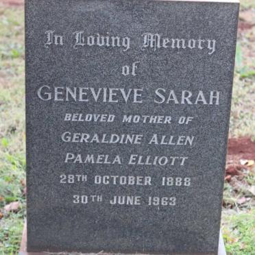 BUCKLAND Genevieve Sarah 1888-1963