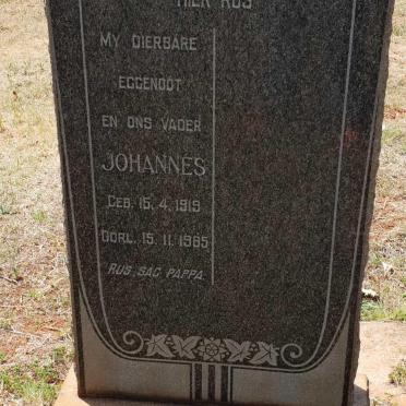 BUYS Johannes 1919-1965