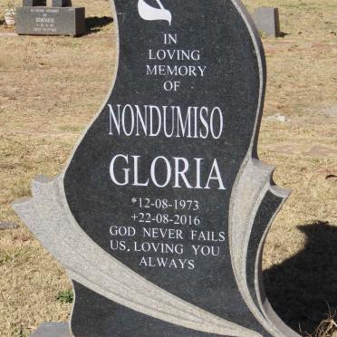BUTSILE Nondumiso Gloria 1973-2016