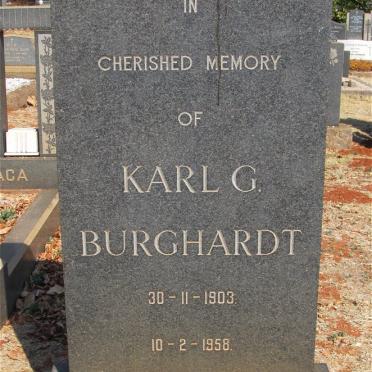 BURGHARDT Karl G. 1903-1958