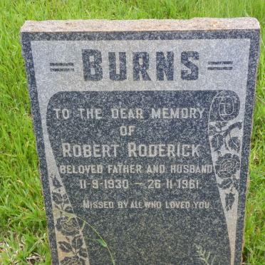 BURNS Robert Roderick 1930-1961