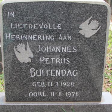 BUITENDAG Johannes Petrus 1928-1978