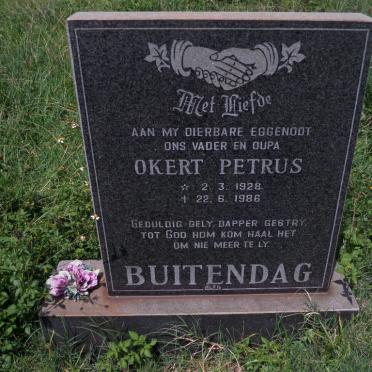 BUITENDAG Okert Petrus 1928-1986