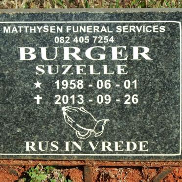 BURGER Suzelle 1958-2013