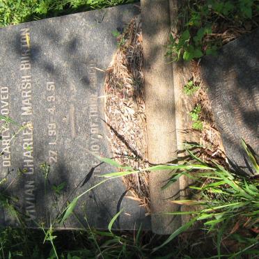 BURTON Vivian Charles MARSH 1899-1951 &amp; Doris Minnie 1901-1989