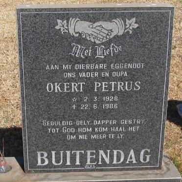BUITENDACH Okert Petrus 1928-1986