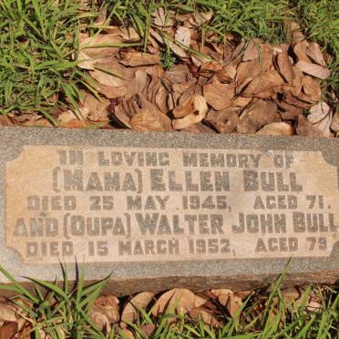 BULL Walter John -1952 &amp; Ellen -1945